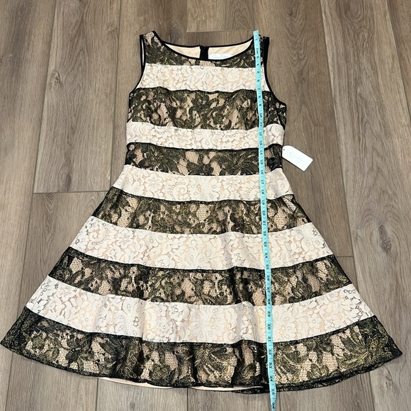 NWT Jessica Simpson Sleeveless Lace Cocktail Dress Fit & Flare 10 - Picture 7 of 17